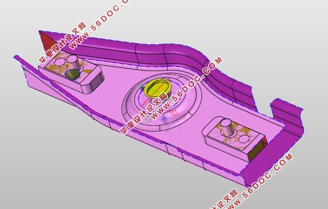 汽车加强板冲孔模具三维结构设计(含CAD零件装配图,UG三维图)