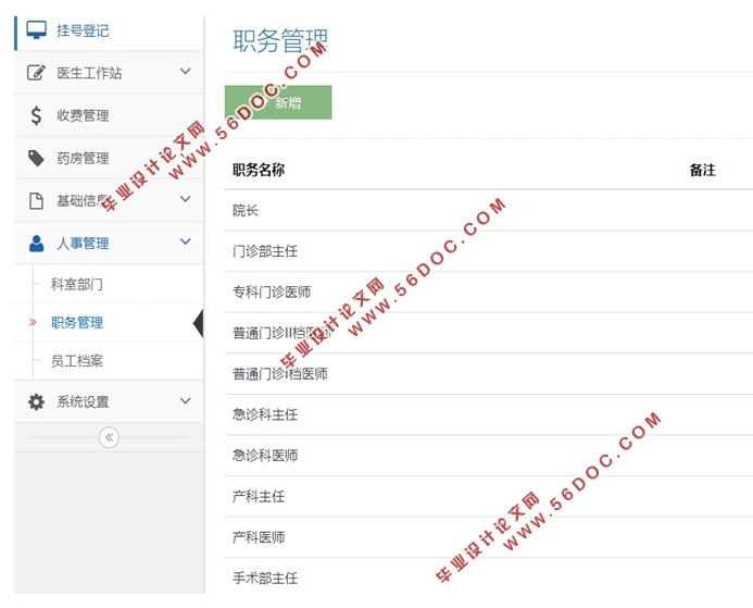 ҽԺ����ϵͳ�������ʵ��(SSM���,Eclipse,MySQL)