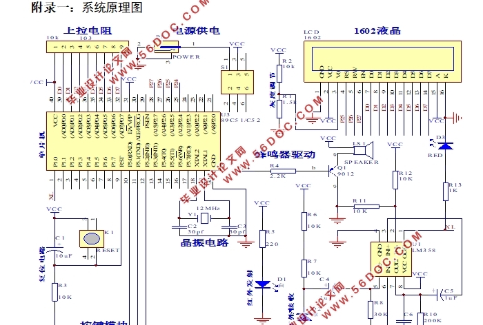 数字式人体脉搏仪的设计(附系统原理图,PCB图,代码清单)