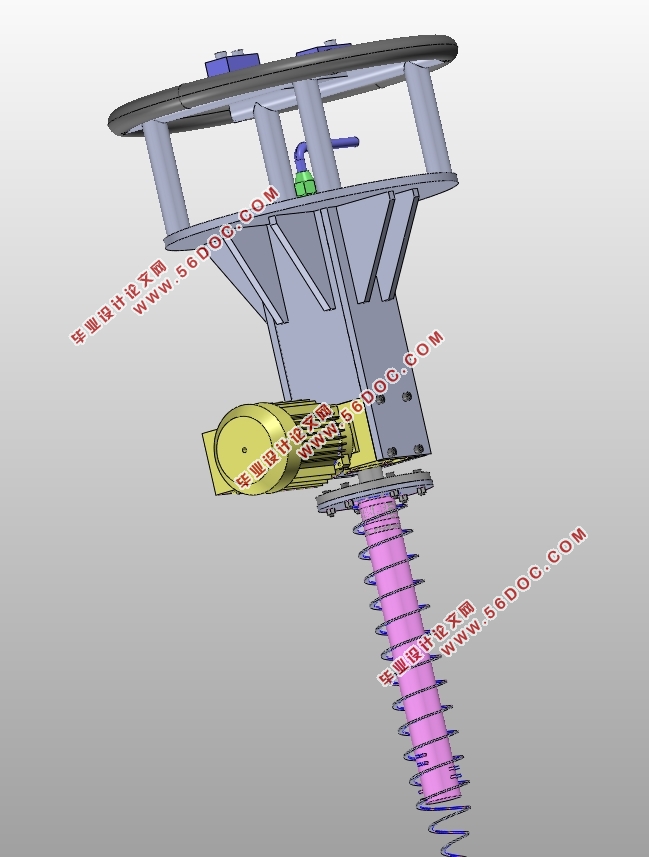 深层灌注施肥机设计(农业机械)(含CAD零件图装配图,SolidWorks三维图)